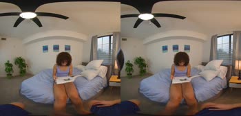 Tiny Stepsister's 180° VR Handjob Fantasy