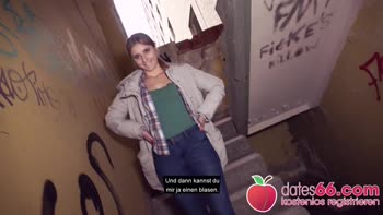 German Scout's Scorching First Date Fling Outside!