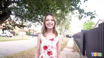 Petite Brunette Daisy's Big Cock Adventures