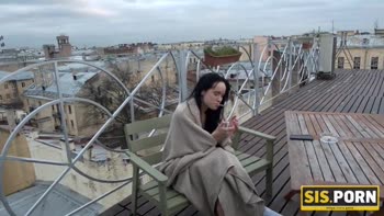 Martin Spell's Teen (18+) Step Fantasy: Juicy Leyla Takes a Lit Cigarette Break Before Raw Passion