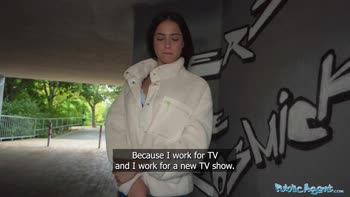 Spanish College Cutie Takes Big Dick in Public POV