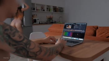MayaLis's Fiery Passion: Hard Sex in the Kitchen