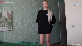 Mila Lioness's Step Sis Secret: A Blonde Teen (18+)'s Big Dick Surprise