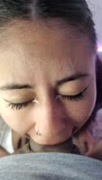 Lovely girl sucked my cock for money