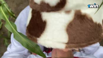 Airaccoon's Cornfield Caper: POV Blowjob & Dirty Talk