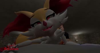 Huffy_Puffy_Fox - Puffy's Braixen Bonding: Trainers Get Lucky in HD Furry Porn