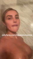 Kenzie Anne's Intense Shower Orgasm: Solo Masturbation Bliss