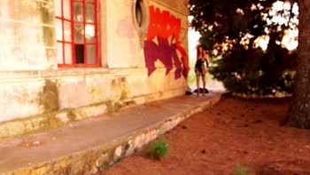 Arielortizx's Sultry Solo: Exposing Her Whole Body in an Abandoned House