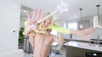 Pixie Spinner Slut Gets Her Cunt Stretched Wide Open