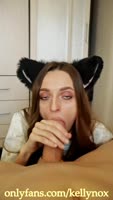 Ivy Skye's Sizzling POV BJ: Cat Ears & Cum Swallowing Bliss