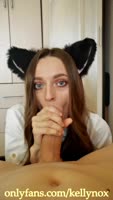 Ivy Skye's Sizzling POV BJ: Cat Ears & Cum Swallowing Bliss