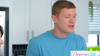 Lana Rhoades Teases Stepbrother into a Sweeping Masturbation Session