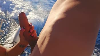 Didler6969's Yacht Party Delight: Deep Blowjob on Public Beach