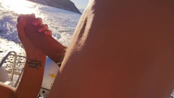Didler6969's Yacht Party Delight: Deep Blowjob on Public Beach