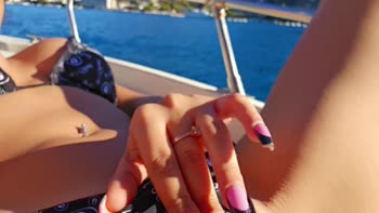 Sun-Kissed Solace: MissLadyXx's Yacht Day Delights
