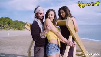 Cassie Del Isla Sizzles on the Beach with a Sizzling French Girl Fuck