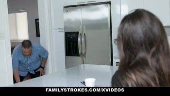 Family Strokes - Hot Teen (18+) Eases Stepbro’s Erection By Wrapping Her Finger Around His Massive Boner