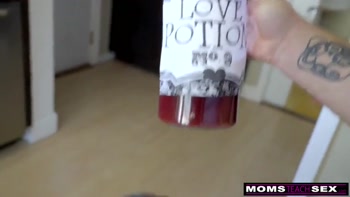 MomsTeachSex - Hot StepMom Caught With StepSiblings In Threesome