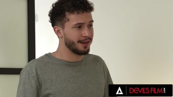 DEVILS FILM - Horny Blonde Braylin Bailey Fucks The Guy Who Spied On Her While She Masturbated