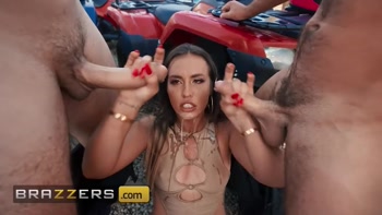 Kelsi Monroe's ATV Adventure Ends in a Sizzling Threesome