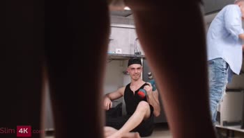 Slimm4K - Asian asks for double penetration