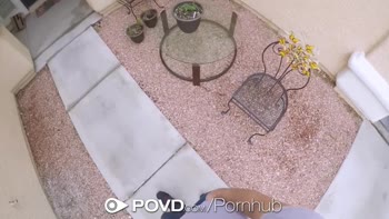 POVD Delivery man fucks and facials blonde Jade Amber