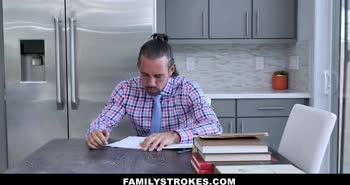 Johnny Castle's Taboo Stepdad Fantasy with Blonde Teen (18+) Lily Larimar