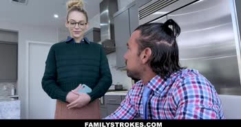 Johnny Castle's Taboo Stepdad Fantasy with Blonde Teen (18+) Lily Larimar