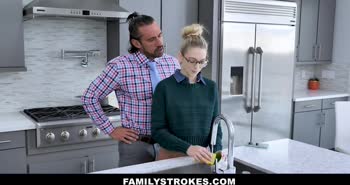 Johnny Castle's Taboo Stepdad Fantasy with Blonde Teen (18+) Lily Larimar