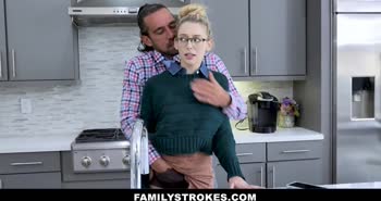 Johnny Castle's Taboo Stepdad Fantasy with Blonde Teen (18+) Lily Larimar