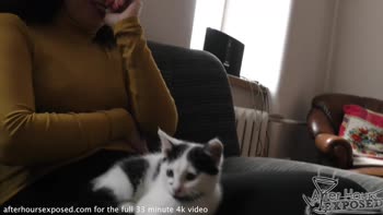 Lucky Break: Blonde Beauty Sharlotte Serves Cum in Mouth After Casting Couch