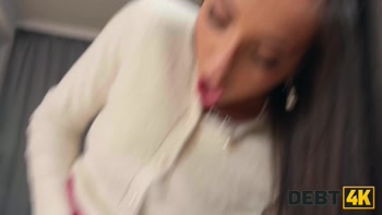 DEBT4k. He couldn't resist my wet pussy