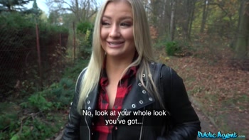 Public Agent - Curvy BLONDE with Great Looking TITS and ASS