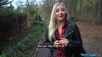Public Agent - Curvy BLONDE with Great Looking TITS and ASS