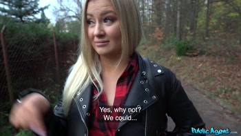 Public Agent - Curvy BLONDE with Great Looking TITS and ASS