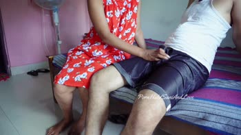 SaniAndLove's Sri Lankan Step-Mom Caught Jerking Off Her Panties