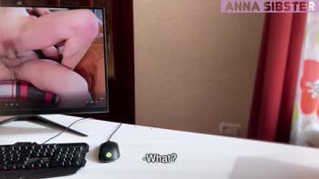 Anna Sibster - Anna's Step Fantasy: Caught Watching Porn with Brother