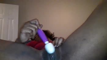 Squirtinyaface87's Delightful Vibrator Orgasms - Pure Ebony Bliss
