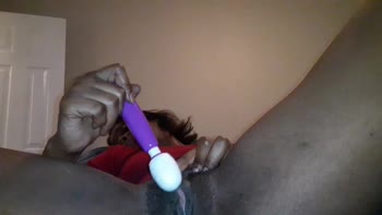 Squirtinyaface87's Delightful Vibrator Orgasms - Pure Ebony Bliss