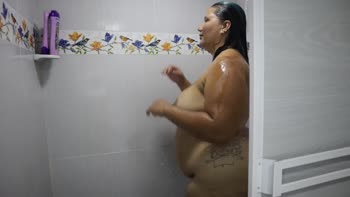 latina_onlyfans1 - Latina Onlyfans1's Sizzling Shower Solo: Big Tits Masturbation in HD