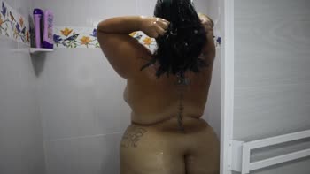 latina_onlyfans1 - Latina Onlyfans1's Sizzling Shower Solo: Big Tits Masturbation in HD