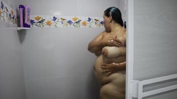 latina_onlyfans1 - Latina Onlyfans1's Sizzling Shower Solo: Big Tits Masturbation in HD