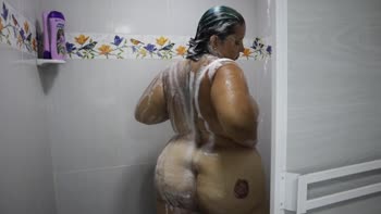 latina_onlyfans1 - Latina Onlyfans1's Sizzling Shower Solo: Big Tits Masturbation in HD