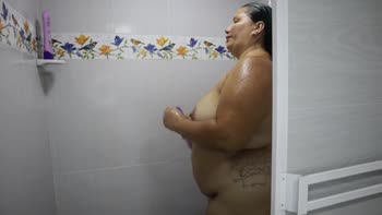 latina_onlyfans1 - Latina Onlyfans1's Sizzling Shower Solo: Big Tits Masturbation in HD