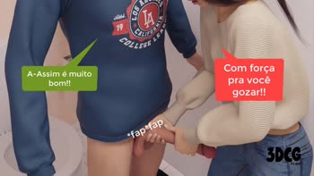 3DCGPTBR's Brazilian Blowout: Cartoon Handjob Fun