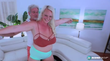 Cameron Skye's Sultry Workout: Cumshots, Blowjobs & Busty Delights