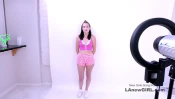 Cute Teen (18+) Takes On Long Hard Cock in POV Casting