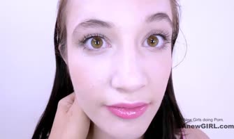 Cute Teen (18+) Takes On Long Hard Cock in POV Casting