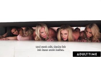 Rachael Cavalli & Charlie Forde's Reverse Gangbang Delight