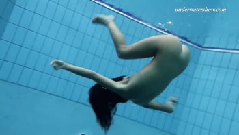 Underwater Sensations with Brunette Teen (18+) Babe Zhanetta